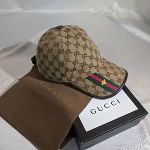 New Custom Designed Tan Fleece Teddy Baseball Cap w/ Green and Gucci Like Bee. $_12.JPG?set_id=880000500F main image 2